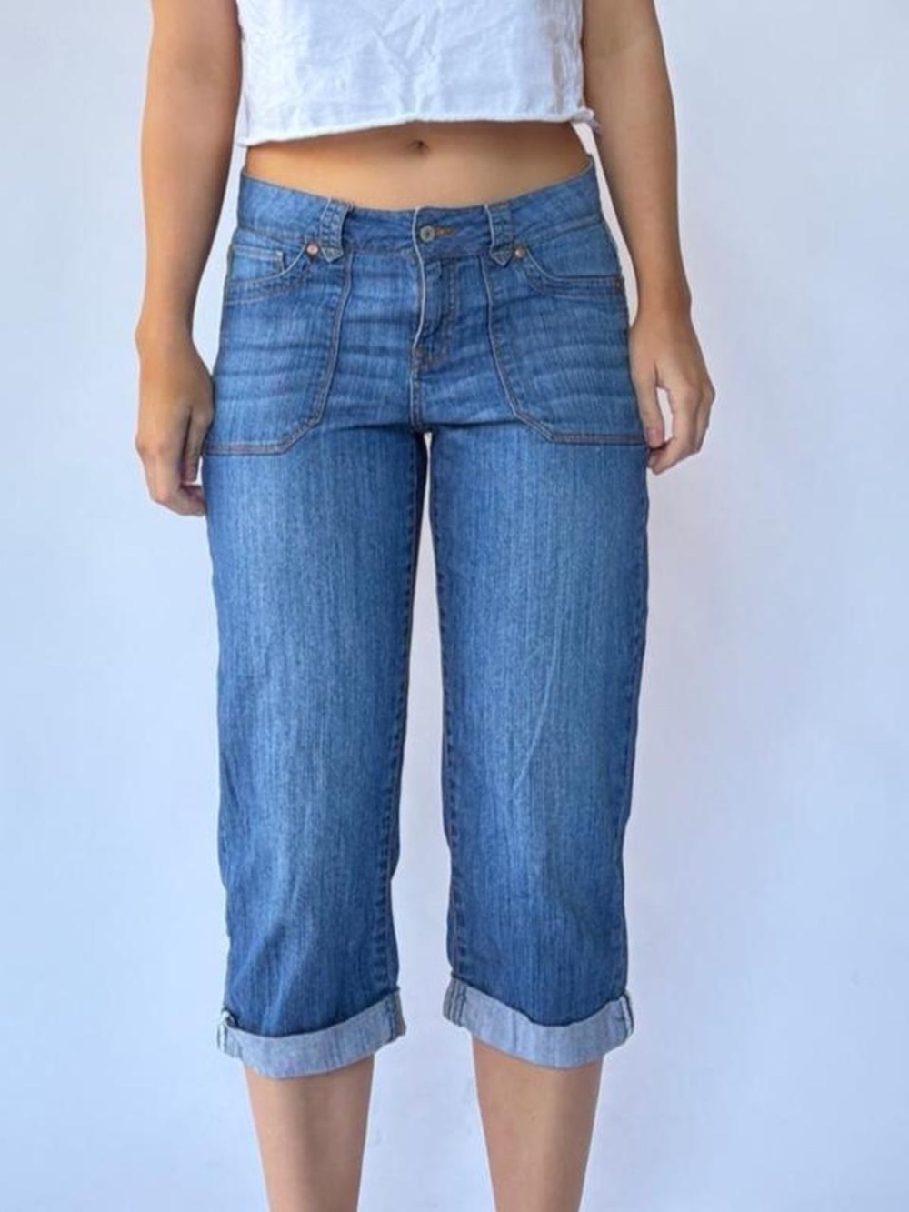 Low Rise Capris Faded Glory 6